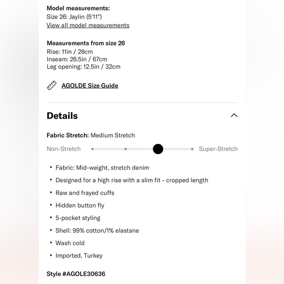 Agolde Riley High Rise Straight Crop Jeans - Picture 6 of 11